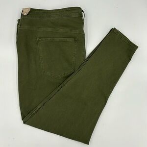 Madewell 10-inch High Waist Skinny Jeans in Palm Tree